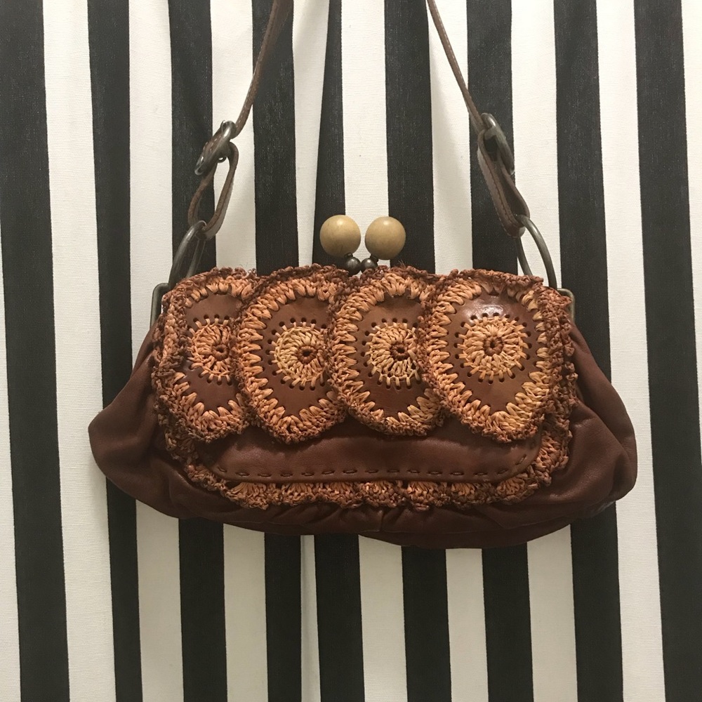 Brown Leather Jamin Puech Handbag